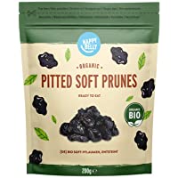 Los mejores  - Marca Amazon - Happy Belly Ciruelas orgánicas deshuesadas- 8 x 200 g